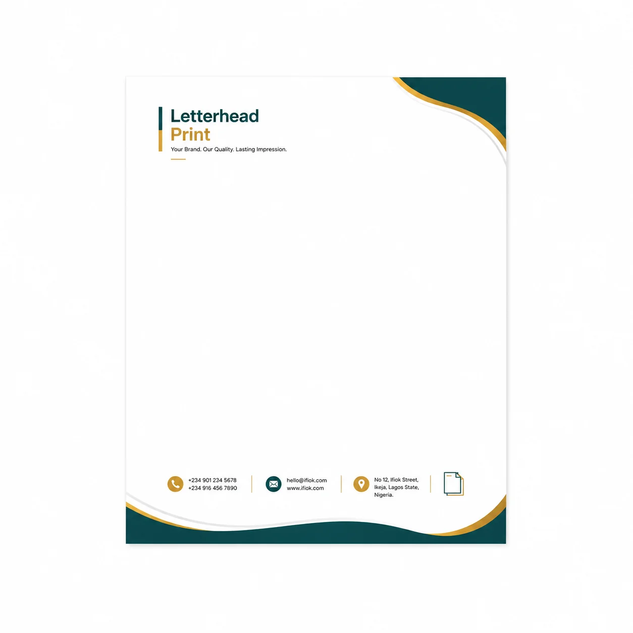 Letterhead Printing