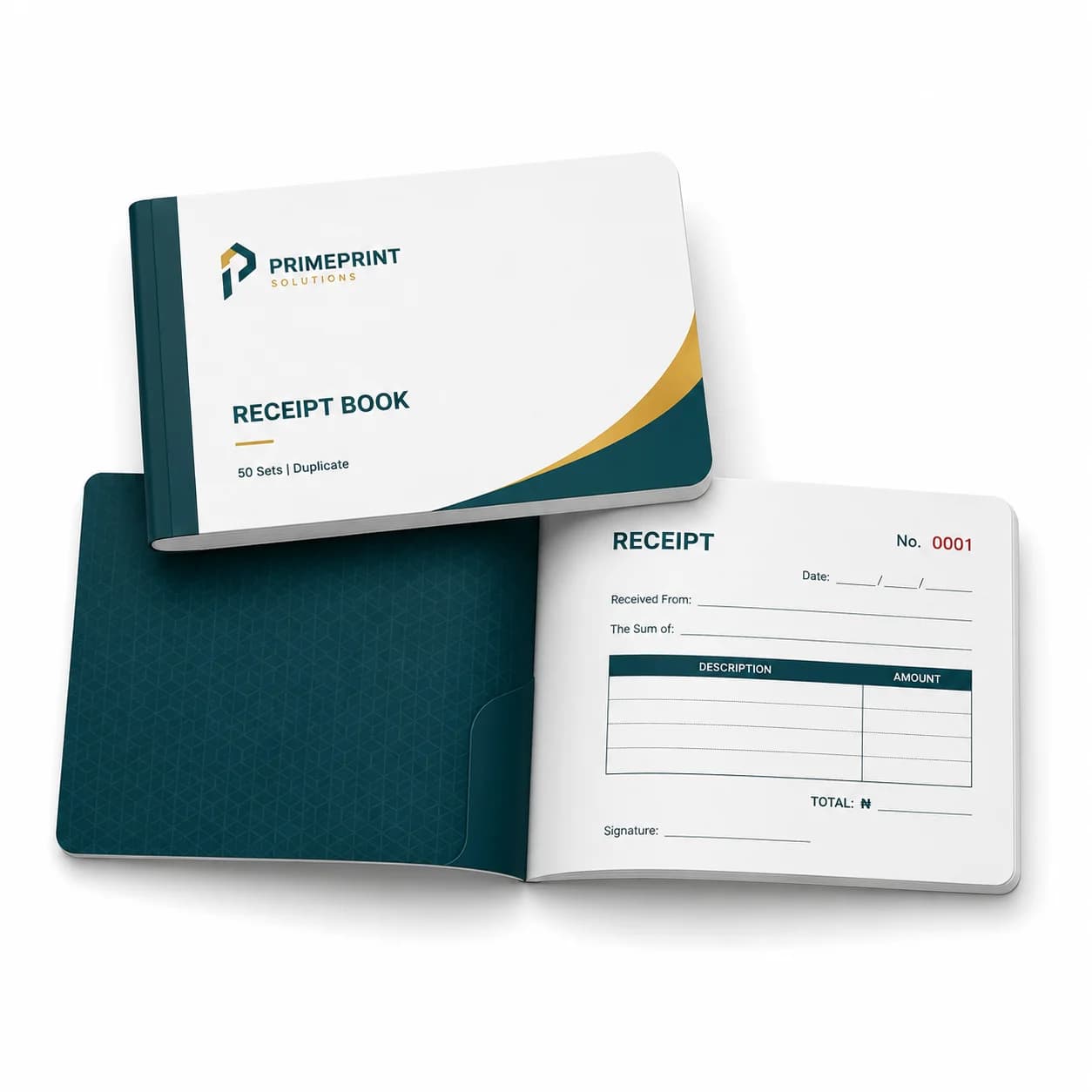 Invoice & Receipt Booklet Printing