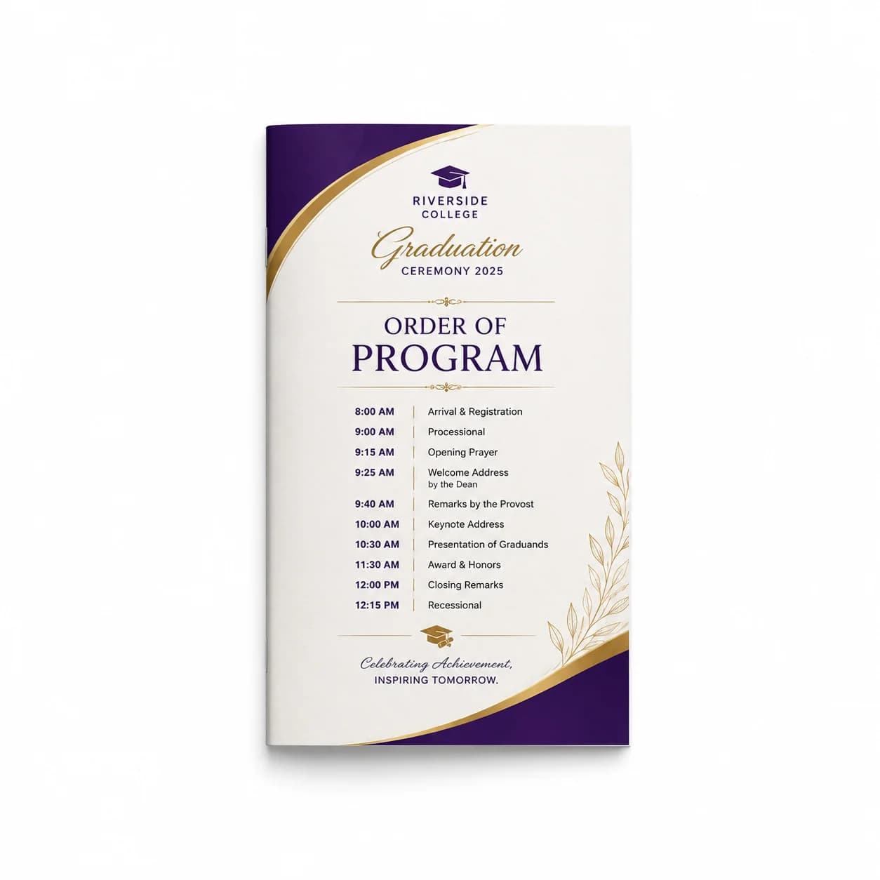 Order of Program Printing