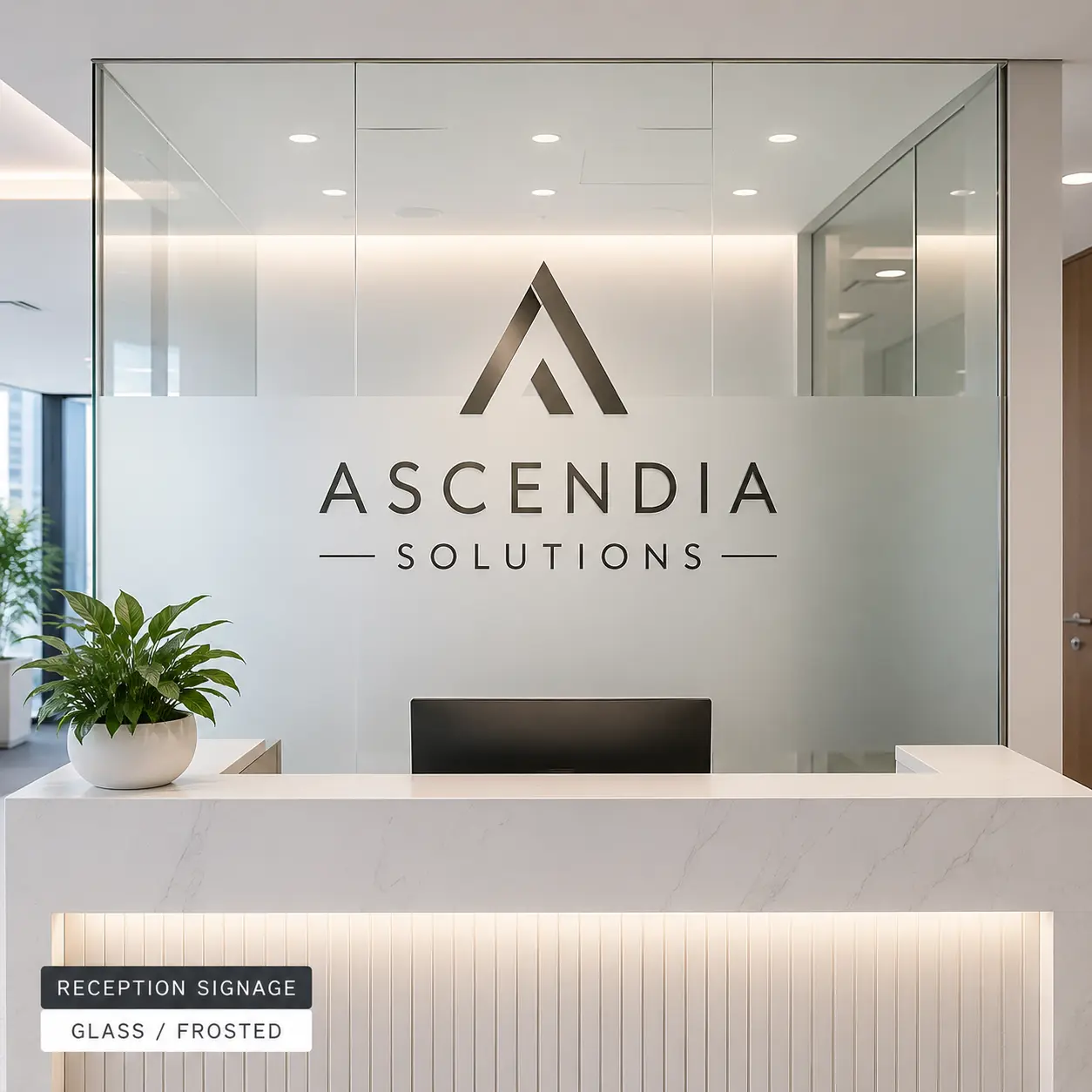 Reception Signage